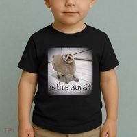 Silly Dog Meme Meme Brainrot Gen Z Funny Haircut Dog Meme Toddler T-Shirt thumb 2