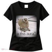 Silly Dog Meme Meme Brainrot Gen Z Funny Haircut Dog Meme Women's T-Shirt thumb 0