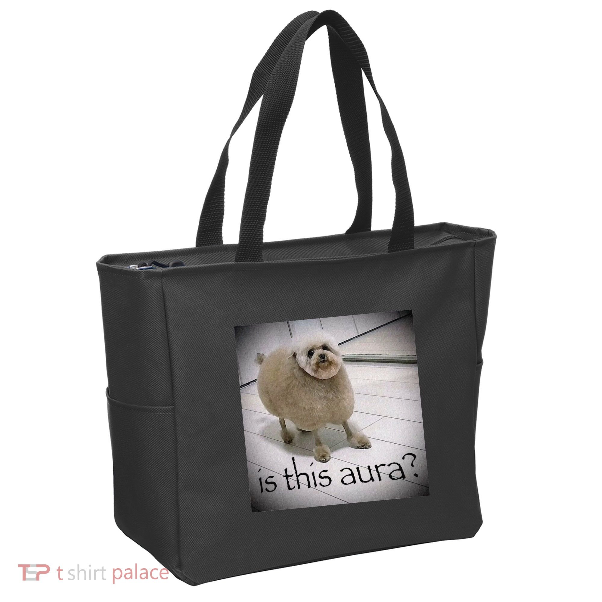 Silly Dog Meme Meme Brainrot Gen Z Funny Haircut Dog Meme Tote Bag