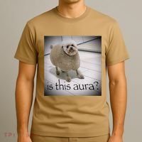 Silly Dog Meme Meme Brainrot Gen Z Funny Haircut Dog Meme T-Shirt thumb 3