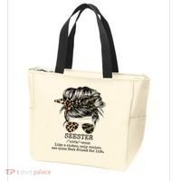 Seester Definition Messy Bun Camo Cheetah Tote Bag thumb 3
