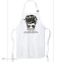 Seester Definition Messy Bun Camo Cheetah Apron thumb 0