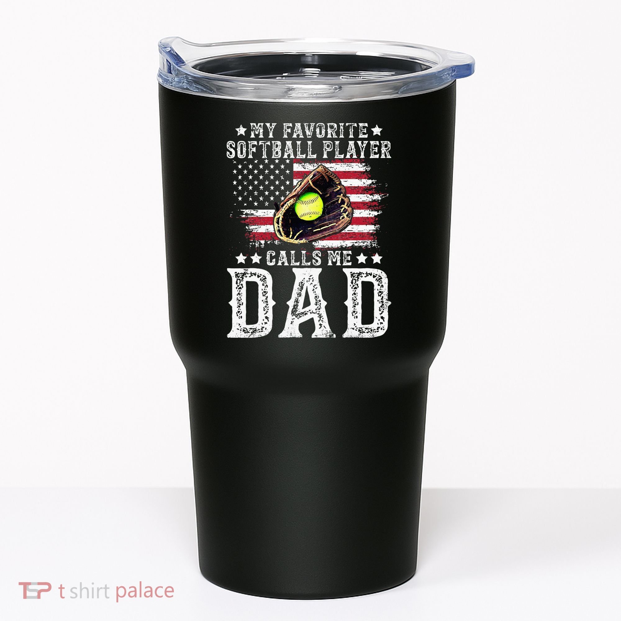 Softball Dad My Favorite Softball Player Calls Me Dad Tumbler