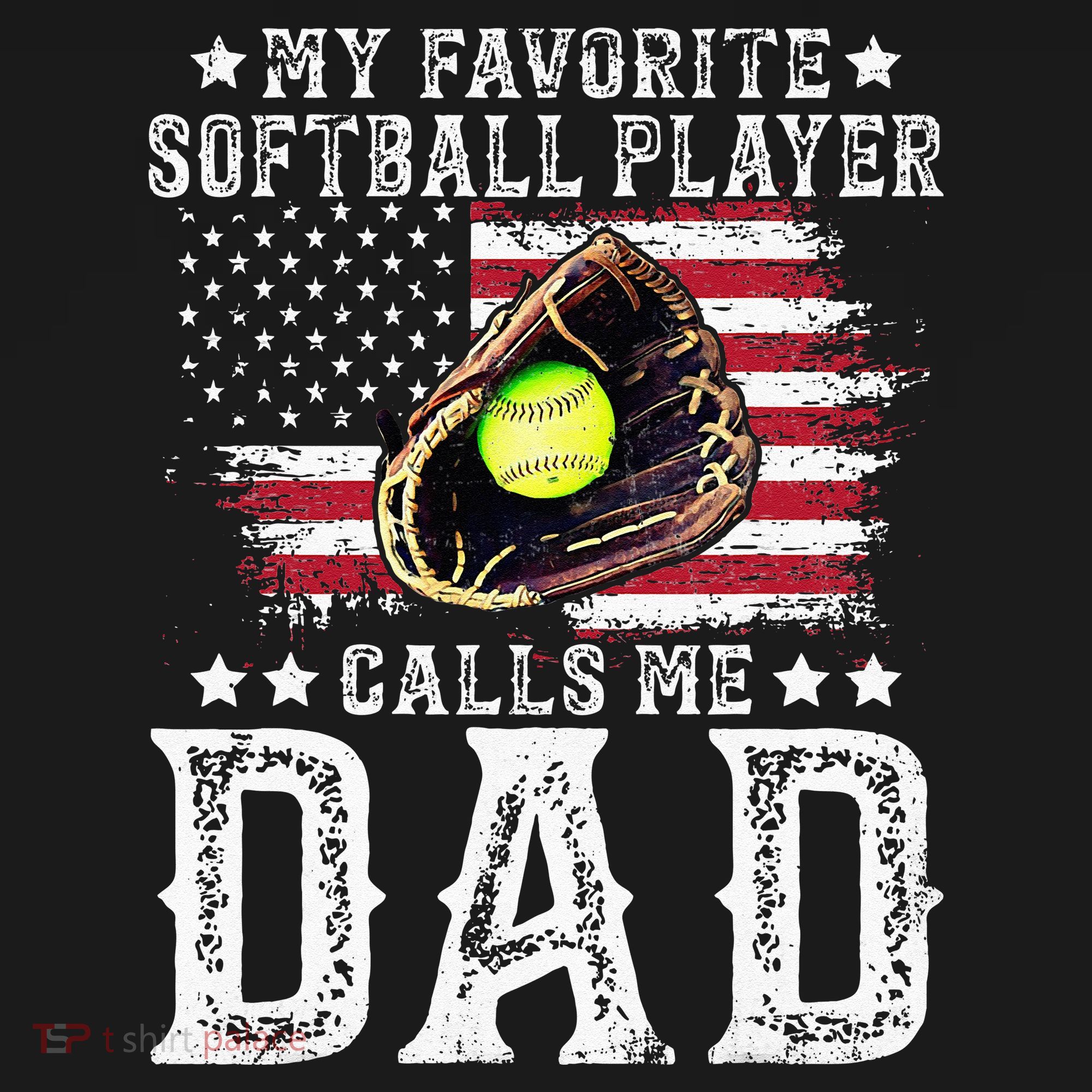 Softball Dad My Favorite Softball Player Calls Me Dad Tote Bag