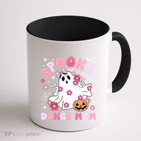 Spooky Dance Mom Halloween Dancer Mama Dancing Mom Gift Coffee Mug thumb 1