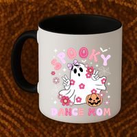 Spooky Dance Mom Halloween Dancer Mama Dancing Mom Gift Coffee Mug thumb 2