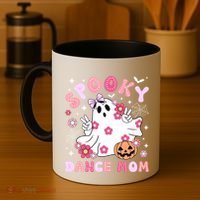 Spooky Dance Mom Halloween Dancer Mama Dancing Mom Gift Coffee Mug thumb 4