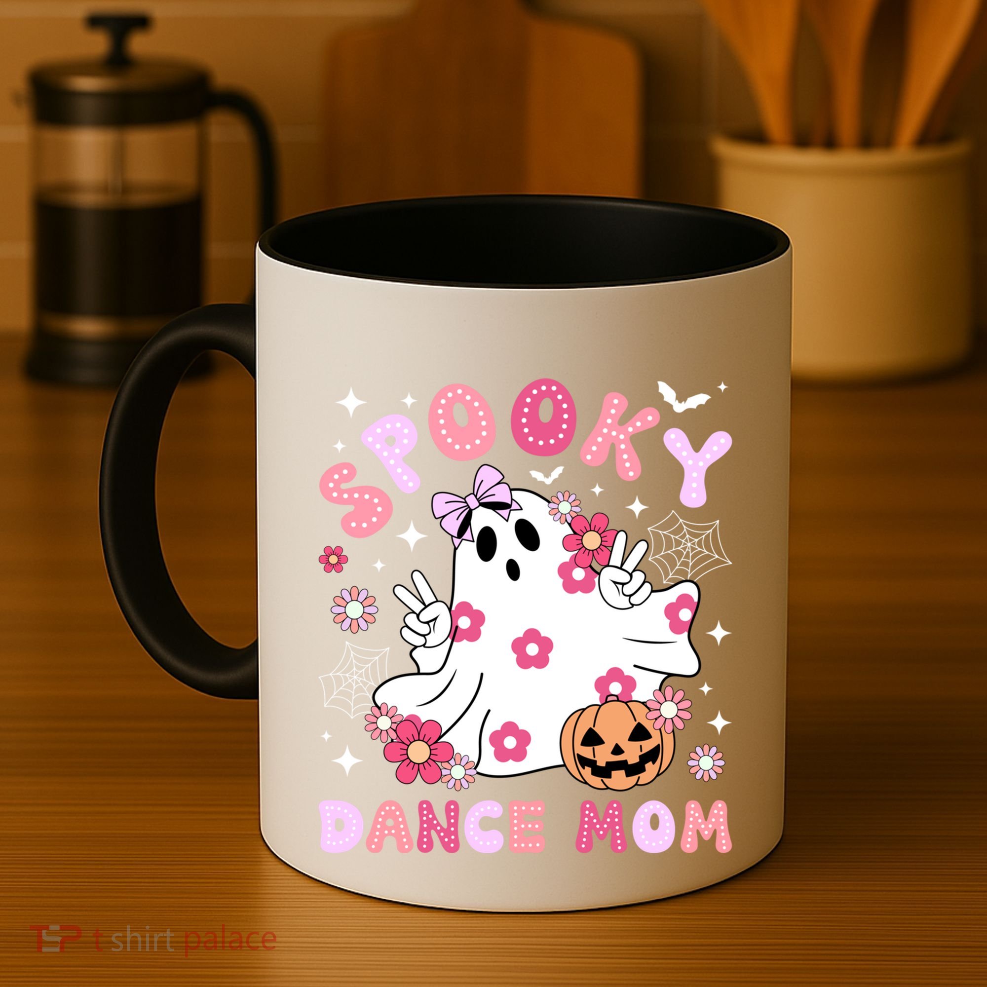 Spooky Dance Mom Halloween Dancer Mama Dancing Mom Gift Coffee Mug
