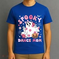 Spooky Dance Mom Halloween Dancer Mama Dancing Mom Gift T-Shirt thumb 3