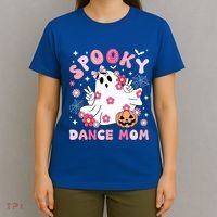 Spooky Dance Mom Halloween Dancer Mama Dancing Mom Gift T-Shirt thumb 4