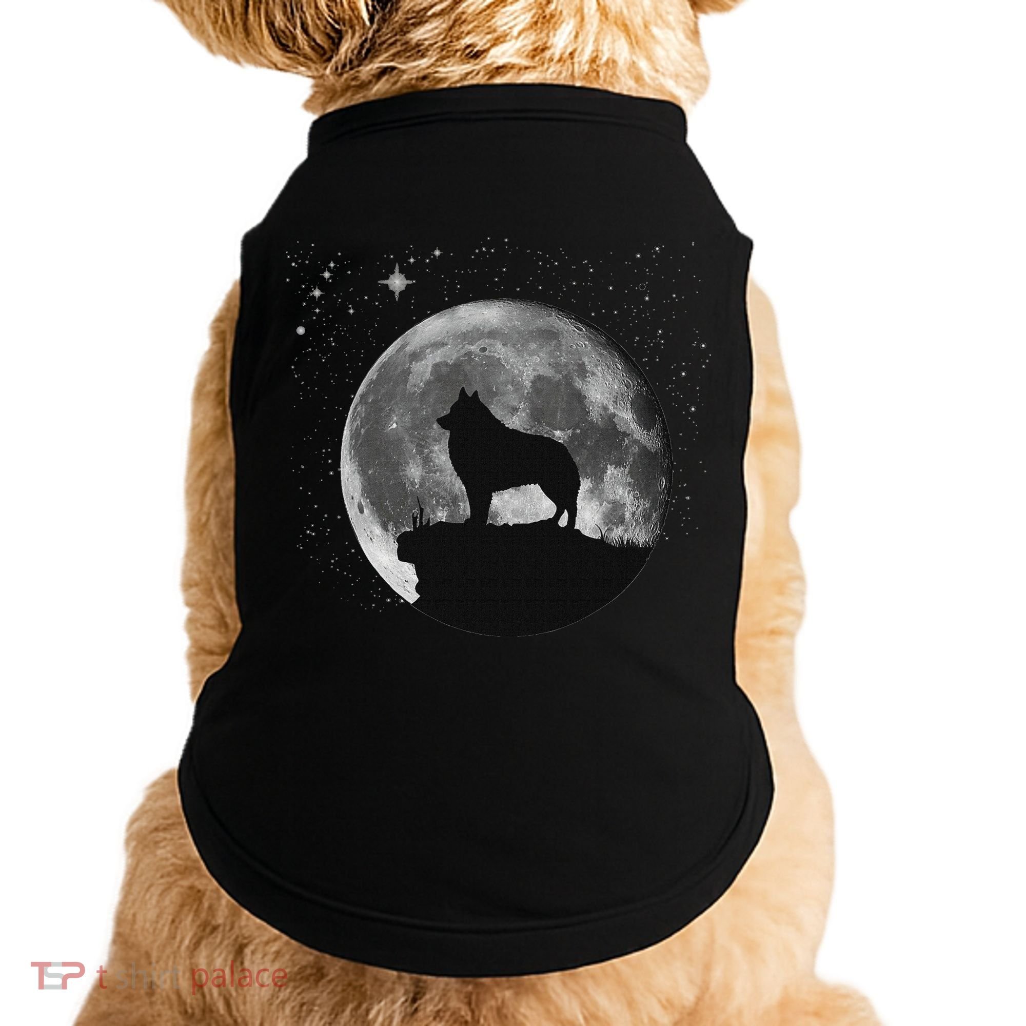 Schipperke Dog Moon Doggie Tank