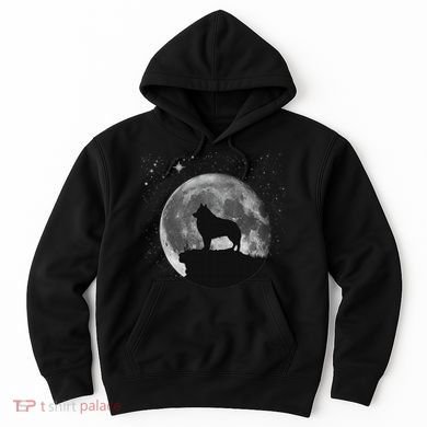 Schipperke Dog Moon Hoodie