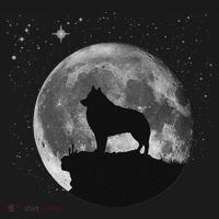 Schipperke Dog Moon T-Shirt thumb 7