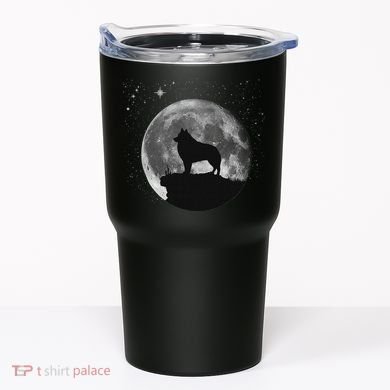 Schipperke Dog Moon Tumbler