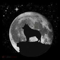 Schipperke Dog Moon Baby Bodysuit thumb 2