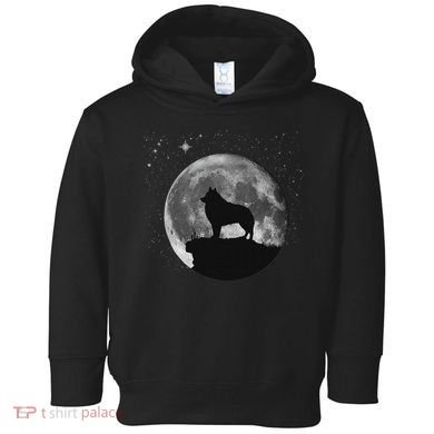 Schipperke Dog Moon Toddler Hoodie