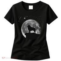 Schipperke Dog Moon Women's T-Shirt thumb 0