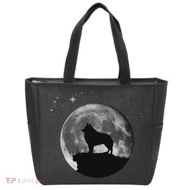 Schipperke Dog Moon Tote Bag