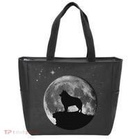 Schipperke Dog Moon Tote Bag thumb 0