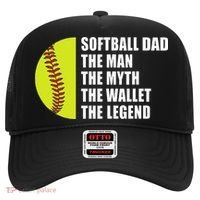 Softball Dad Man Myths Wallet Softball Fathers Day Hat thumb 0