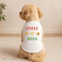 Single De Mayo (Cinco De Mayo) Doggie Tank thumb 2