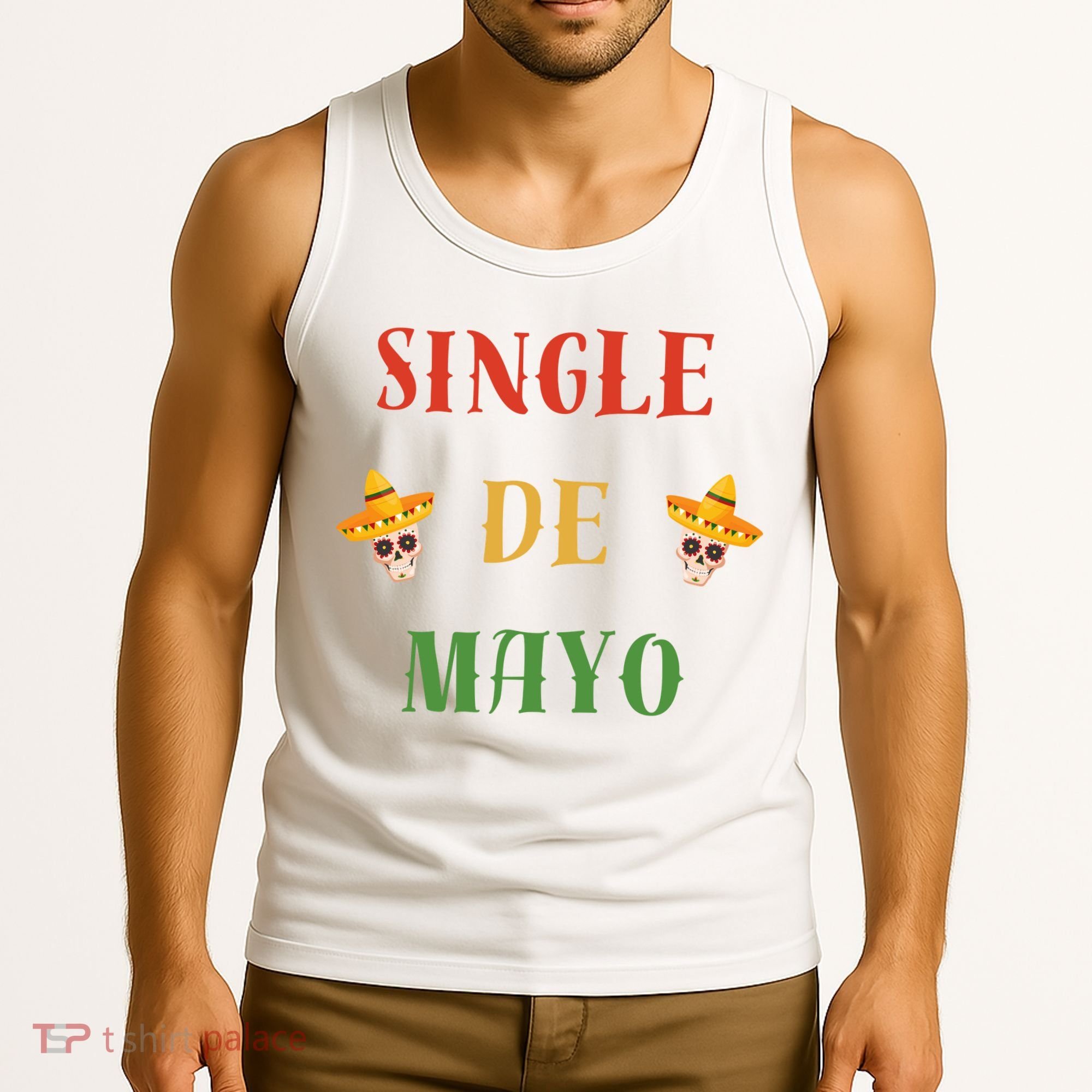 Single De Mayo (Cinco De Mayo) Tank Top