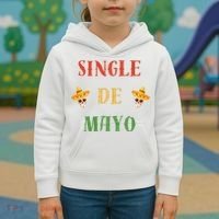 Single De Mayo (Cinco De Mayo) Kids Hoodie thumb 3