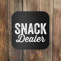 Snack Dealer Mom Teacher Daycare Funny Coaster thumb 0