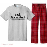 Seek Discomfort Motivational Quote Inspirational Change Pajama Set thumb 0