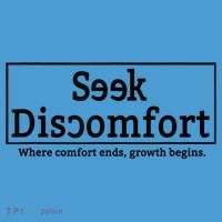 Seek Discomfort Motivational Quote Inspirational Change Tie Dye Hoodie thumb 2