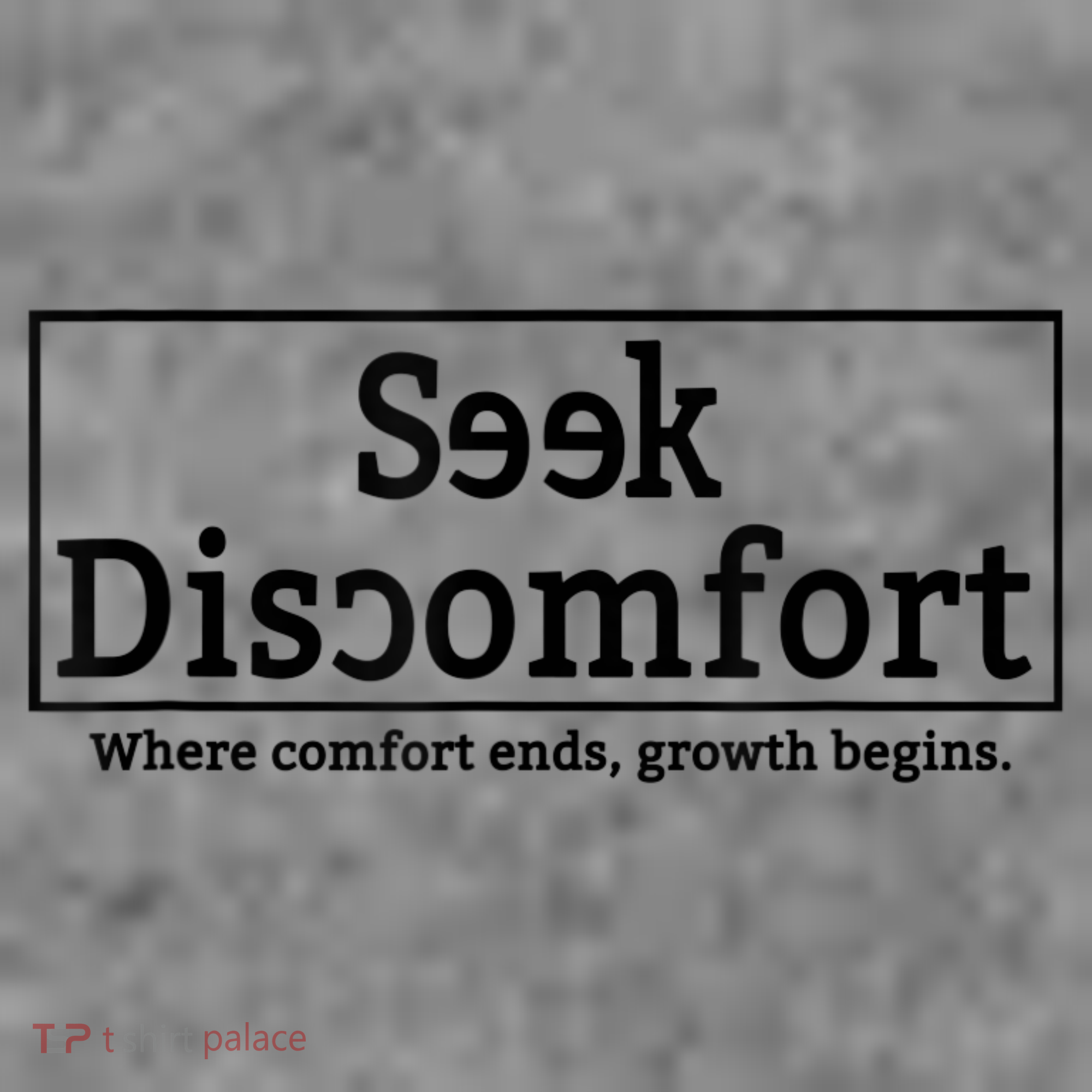 Seek Discomfort Motivational Quote Inspirational Change Toddler Hoodie
