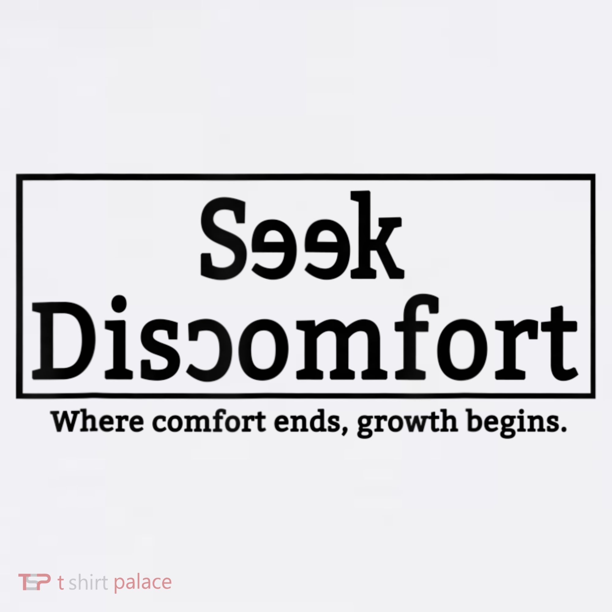 Seek Discomfort Motivational Quote Inspirational Change Women's Hoodie