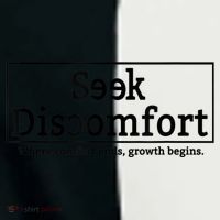 Seek Discomfort Motivational Quote Inspirational Change Toddler Fine Jersey T-Shirt thumb 2