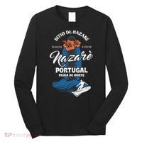 Sitio De Nazare Portugal Beach Surfing Souvenir Surfer Long Sleeve Shirt thumb 0