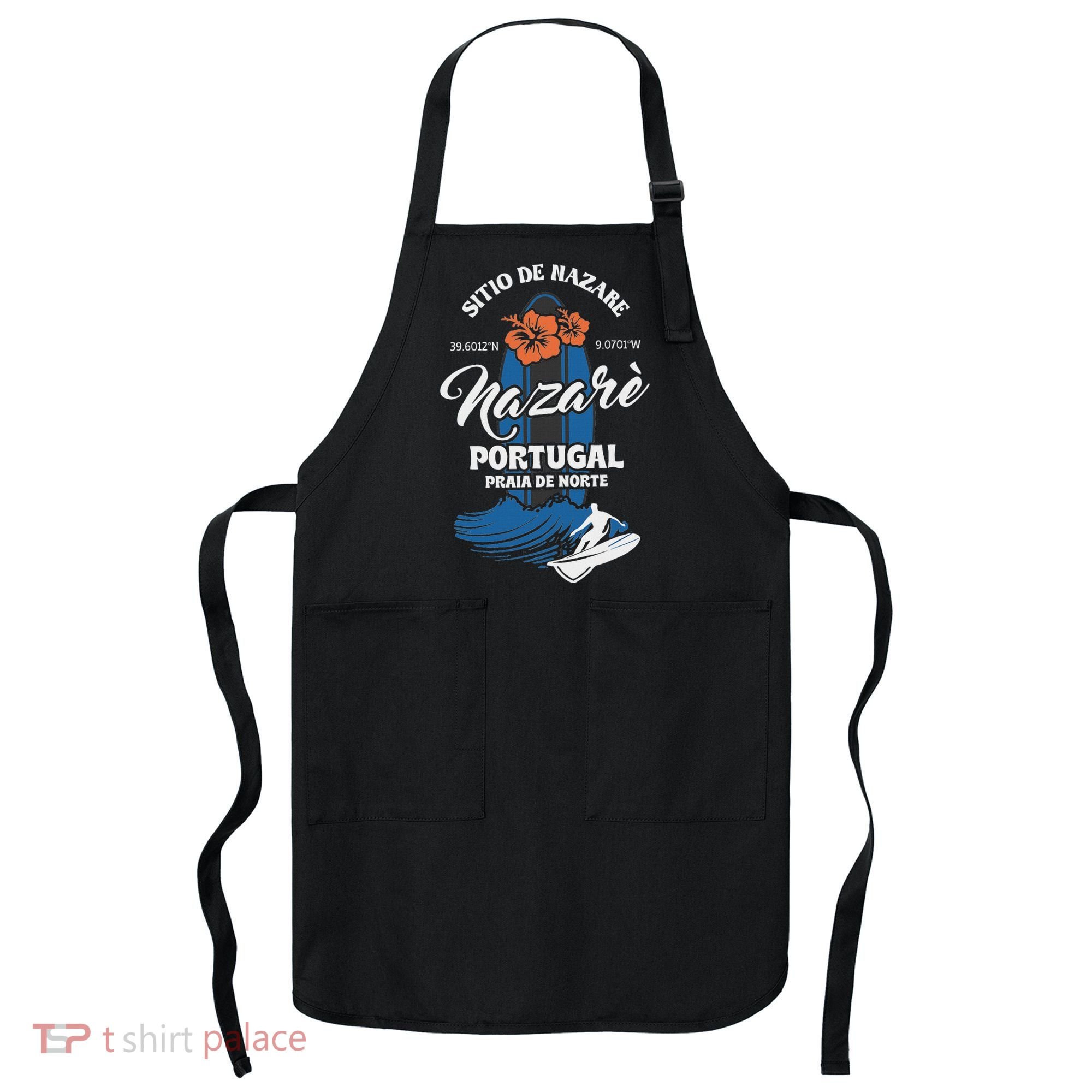 Sitio De Nazare Portugal Beach Surfing Souvenir Surfer Apron