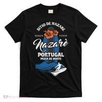 Sitio De Nazare Portugal Beach Surfing Souvenir Surfer T-Shirt thumb 0