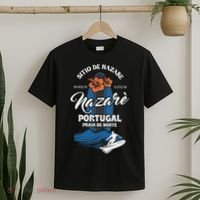 Sitio De Nazare Portugal Beach Surfing Souvenir Surfer T-Shirt thumb 2