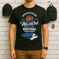 Sitio De Nazare Portugal Beach Surfing Souvenir Surfer T-Shirt thumb 6
