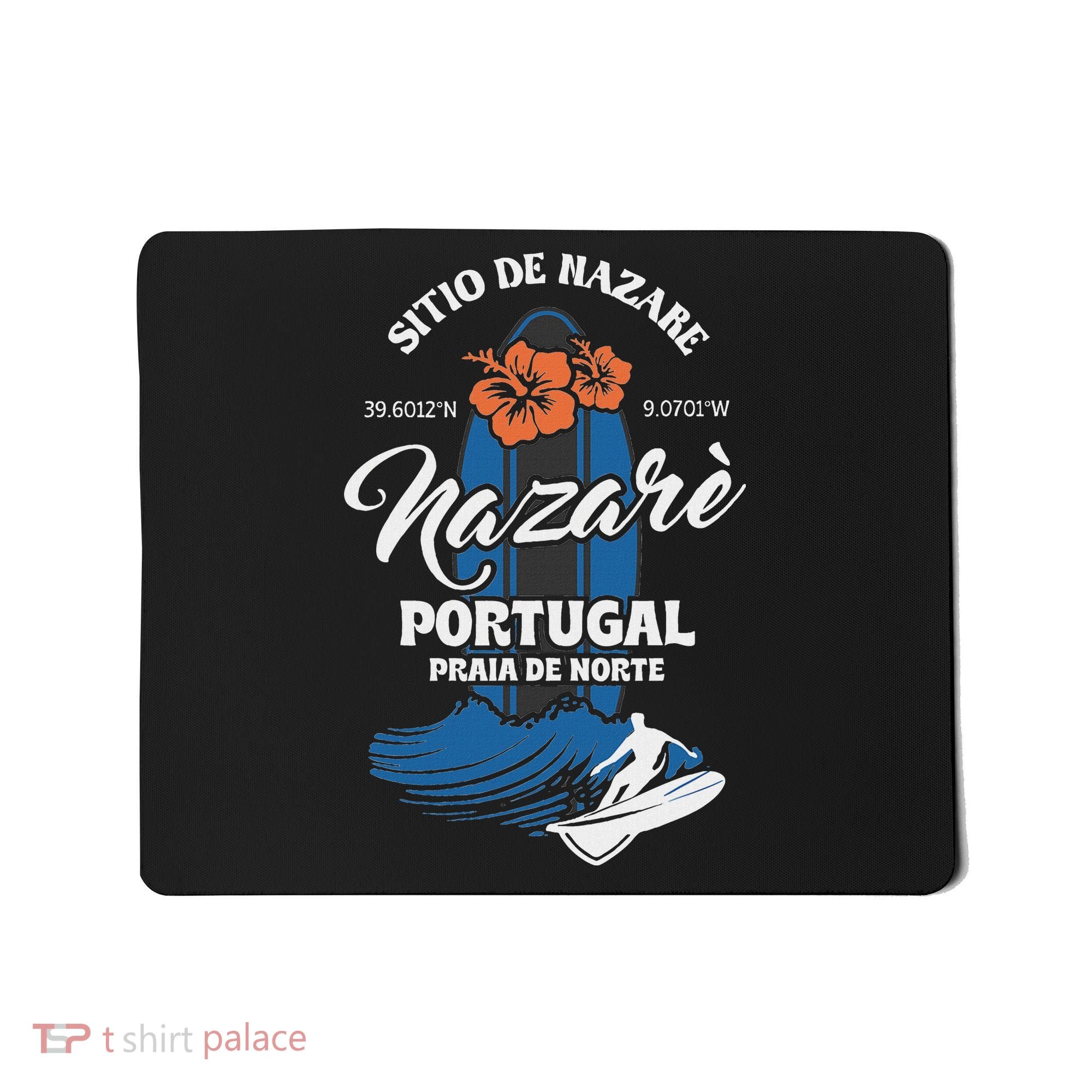 Sitio De Nazare Portugal Beach Surfing Souvenir Surfer Mousepad