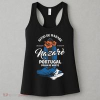 Sitio De Nazare Portugal Beach Surfing Souvenir Surfer Women's Tank Top thumb 3
