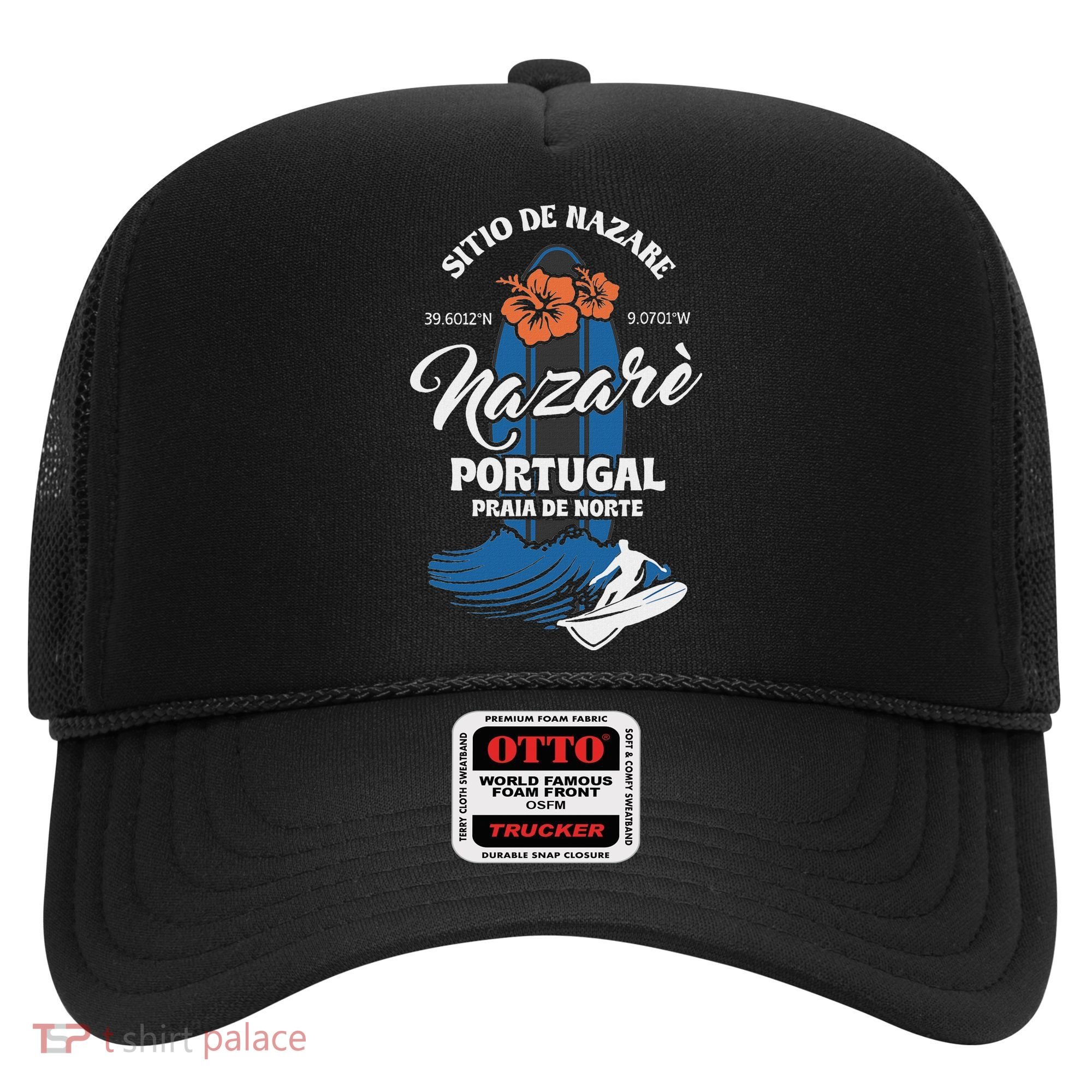 Sitio De Nazare Portugal Beach Surfing Souvenir Surfer Hat