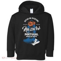 Sitio De Nazare Portugal Beach Surfing Souvenir Surfer Toddler Hoodie thumb 0