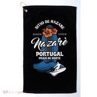 Sitio De Nazare Portugal Beach Surfing Souvenir Surfer Golf Towel thumb 0