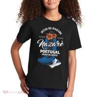 Sitio De Nazare Portugal Beach Surfing Souvenir Surfer Kids T-Shirt thumb 2