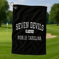 Seven Devils North Carolina Nc Golf Towel thumb 1