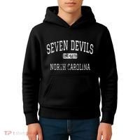 Seven Devils North Carolina Nc Kids Hoodie thumb 4