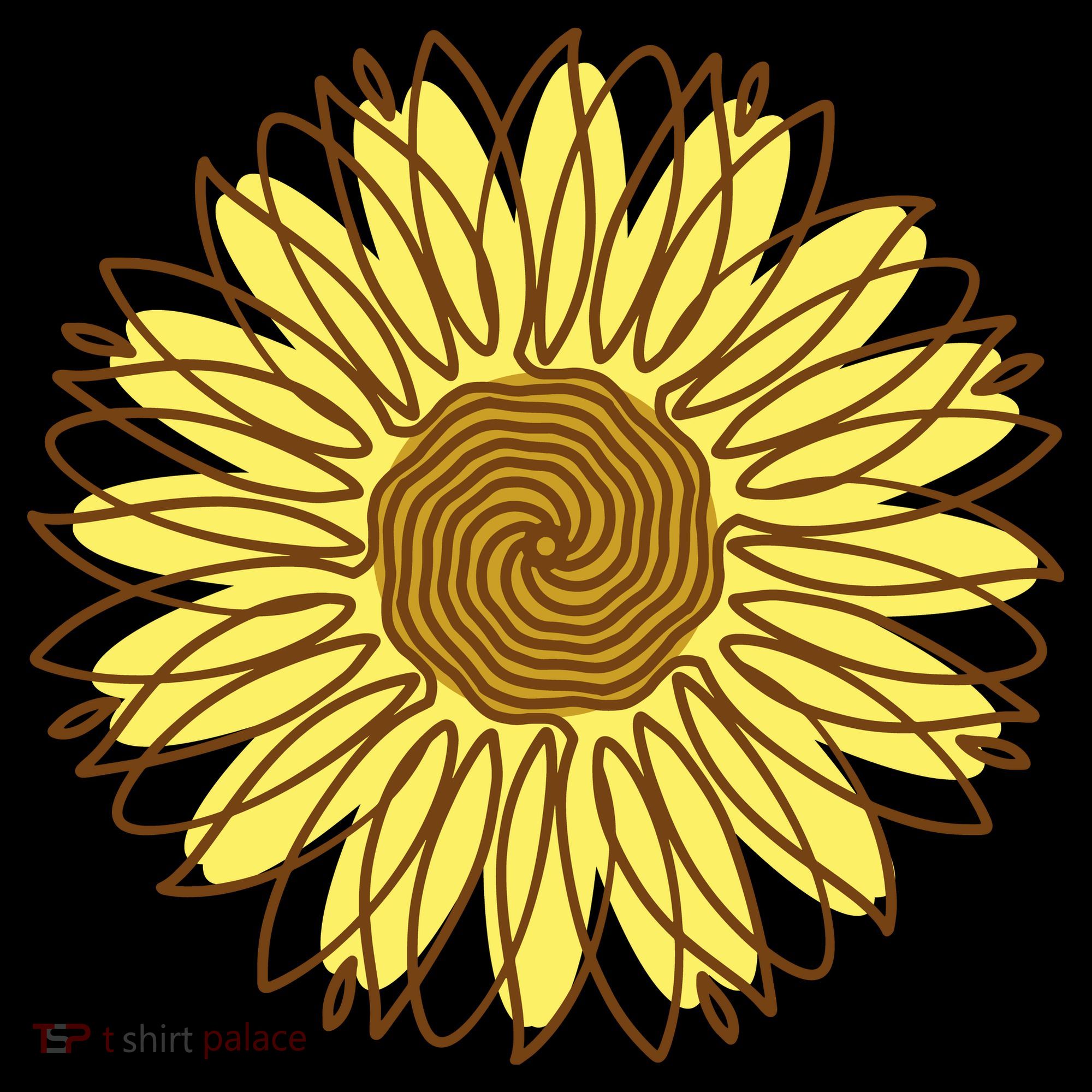 Sunflower Drawing Nature Backpack