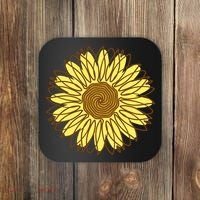 Sunflower Drawing Nature Coaster thumb 0
