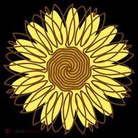 Sunflower Drawing Nature Coaster thumb 2