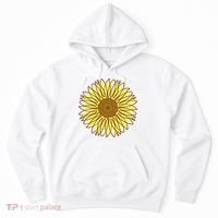Sunflower Drawing Nature Hoodie thumb 0